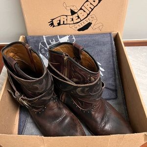 Freebird Tash Ankle Boots; Brown; Sz 9